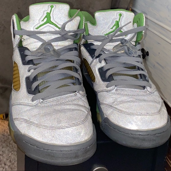 Jordan Retro 5s RARE JUNGLE GREEN!! - Picture 2 of 2